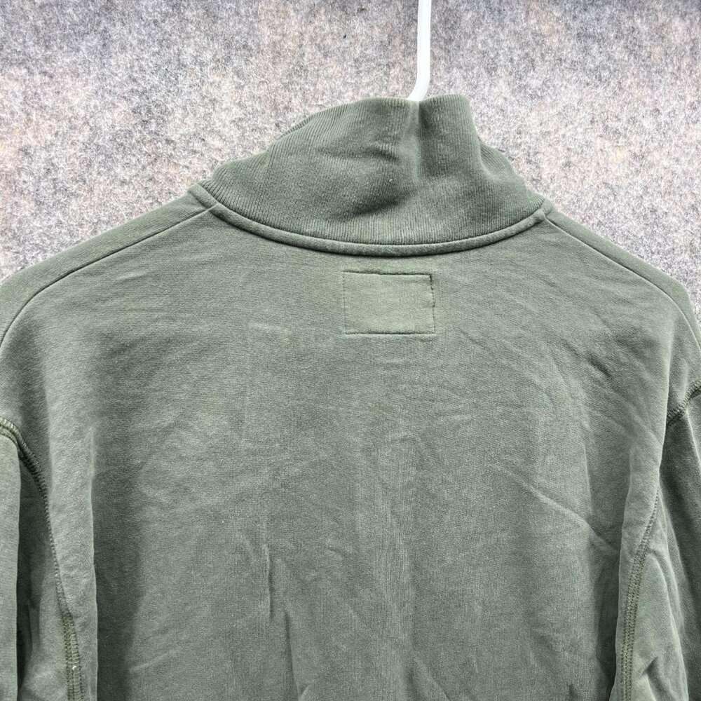 Miami Hurricanes Sweater Men Large Pullover Green 1/4 Zip Sweatshirt VTG 47’ - Picture 12 of 14